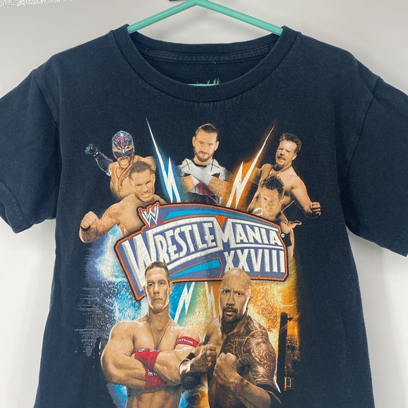 WWE WrestleMania XXVIII Graphic Tee‎ Unisex Kids Size 8 - Picture 2 of 11
